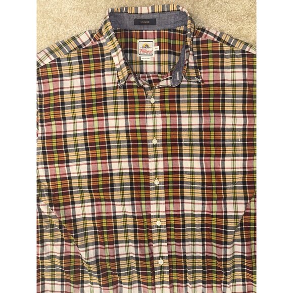 Pendleton Surf Multicolored Plaid Short Sleeve Button Down Shirt Mens Size XXL - Picture 2 of 5